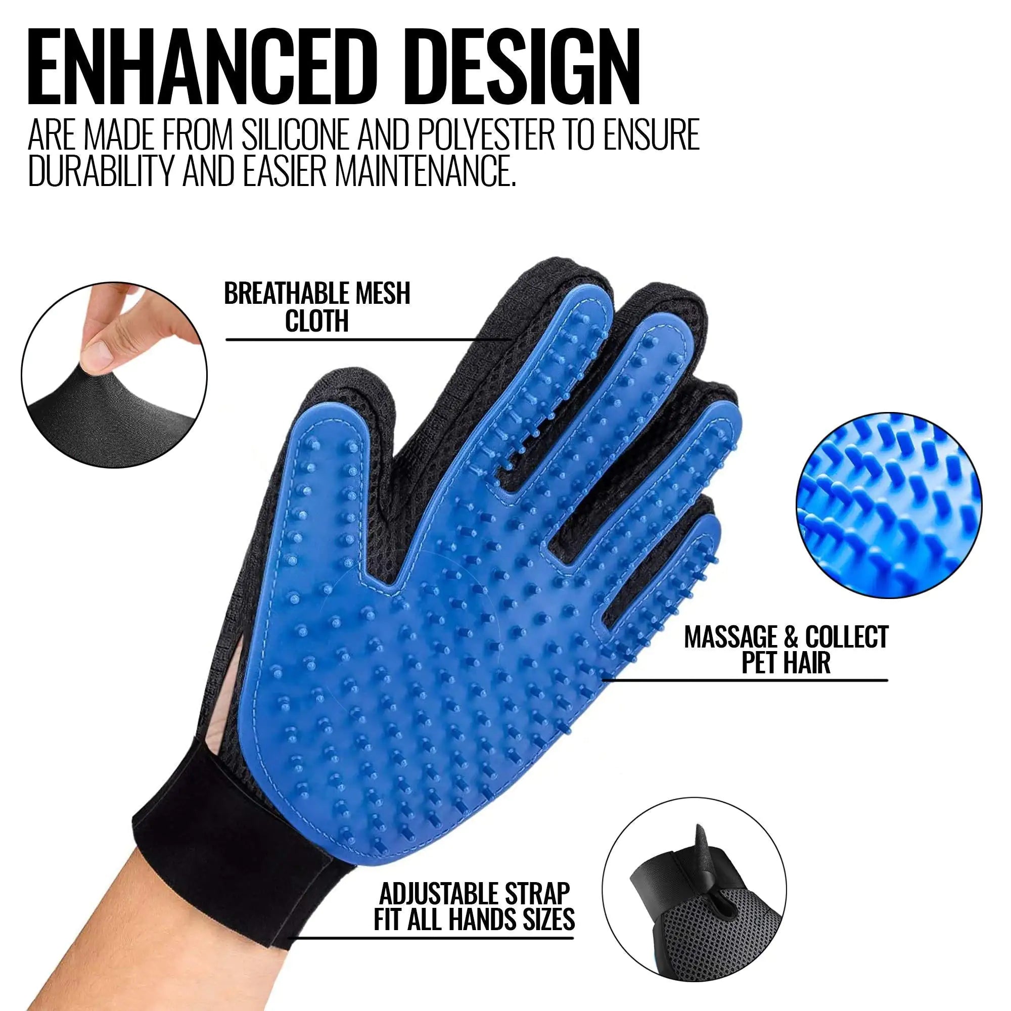PetauraPets Grooming Glove
