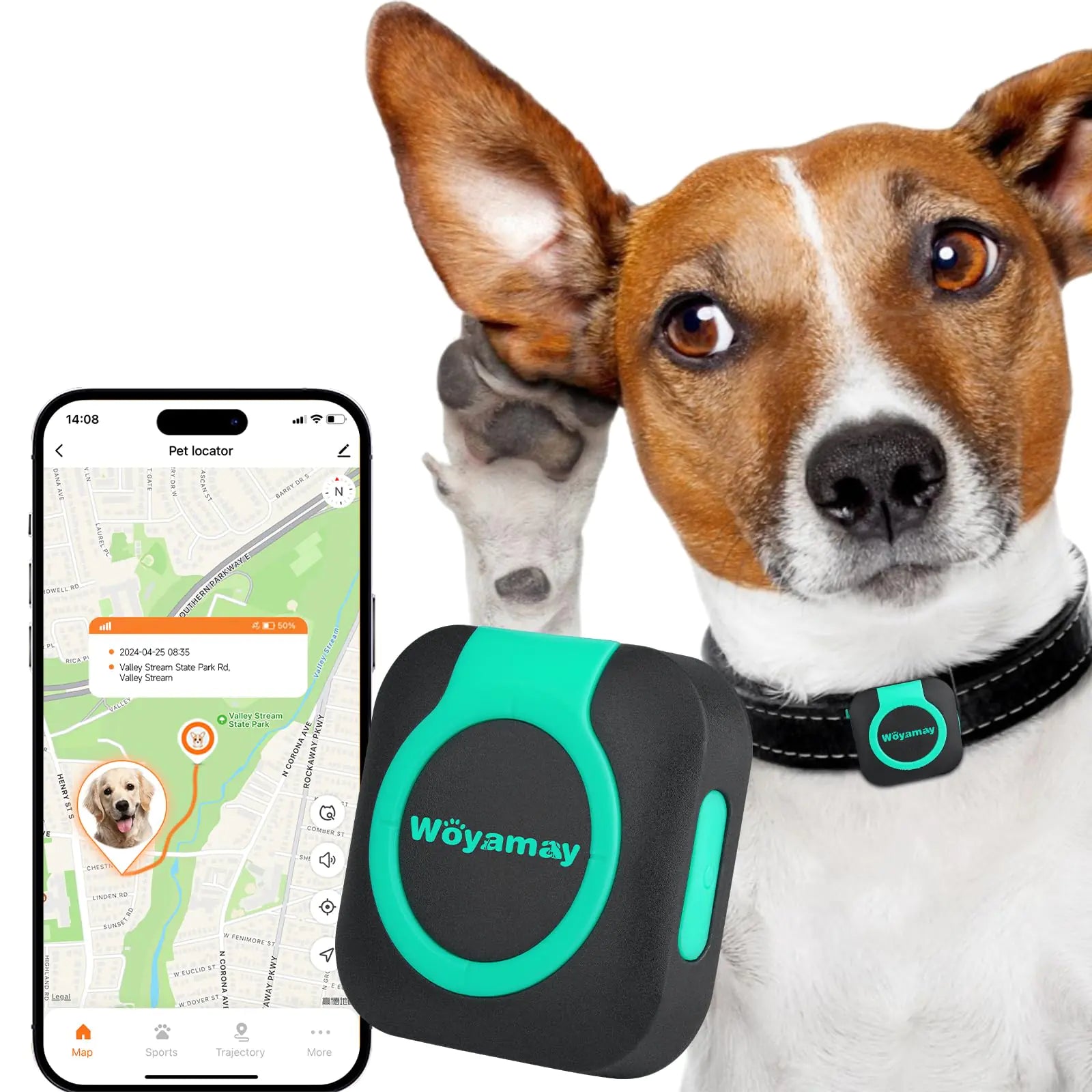 Petaurapets GPS Dog Collar Tracker