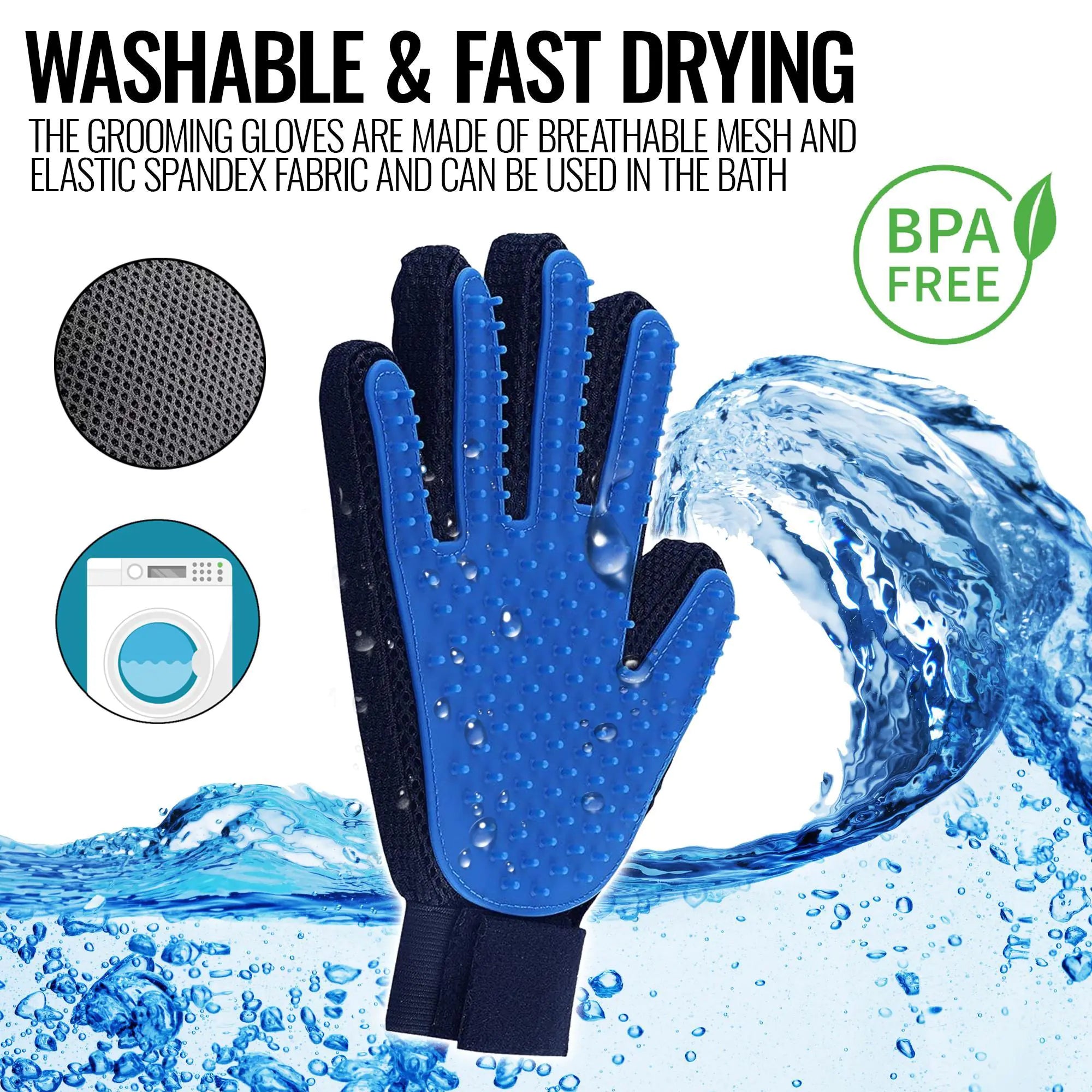 PetauraPets Grooming Glove