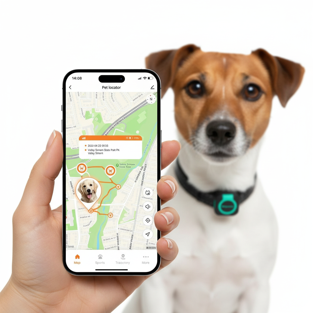 Petaurapets GPS Dog Collar Tracker