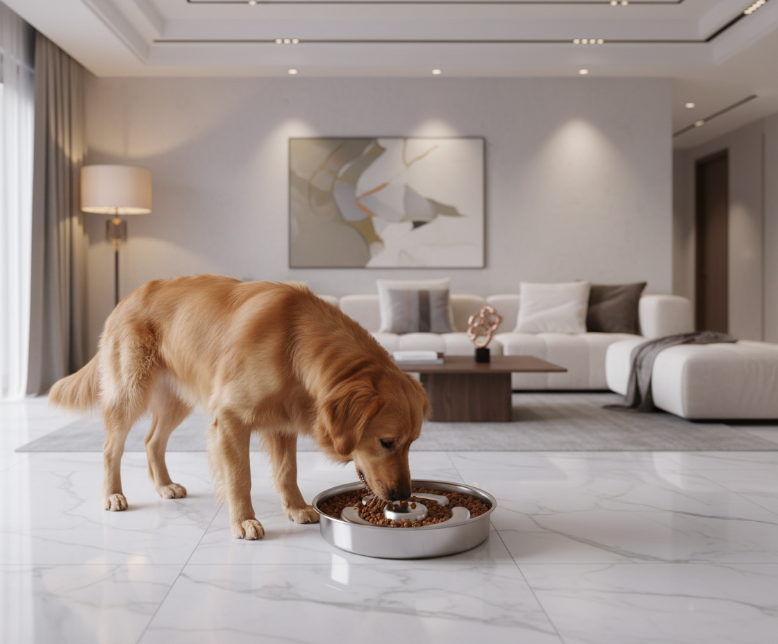 Petaurapets Pet Slow Feeding Bowl