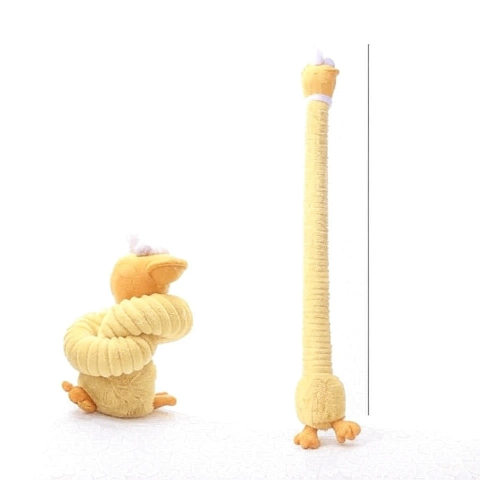 Petaurapets lnteractive Plush Long Neck Dog Toy for Chewing